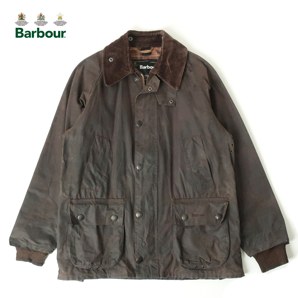 英国製 Barbour 3ワラント後期 BEDALE ビデイル オイルドジャケット ブラウン C36_画像1