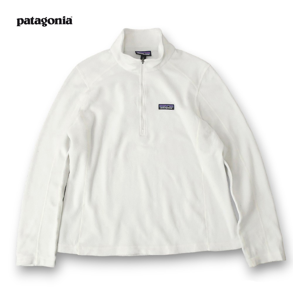 patagonia パタゴニア マイクロD フリースジャケット ライトウェイト ホワイト(L)_画像1