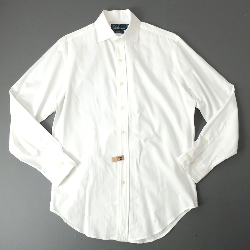 RalphLauren REGEND CLASSIC FIT белый рубашка широкий цвет 15(M)
