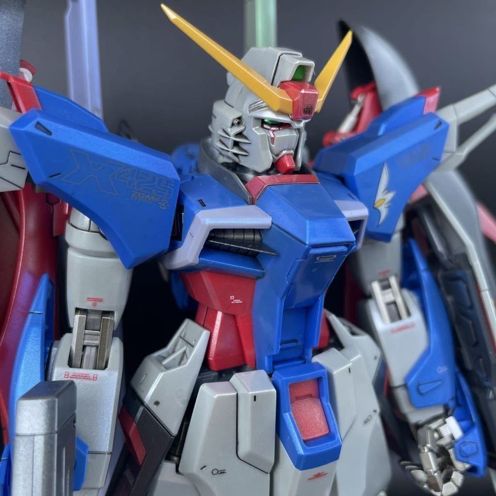 MG 1/100 デスティニーガンダム 塗装済完成品 機動戦士ガンダム SEED DESTINY_画像3