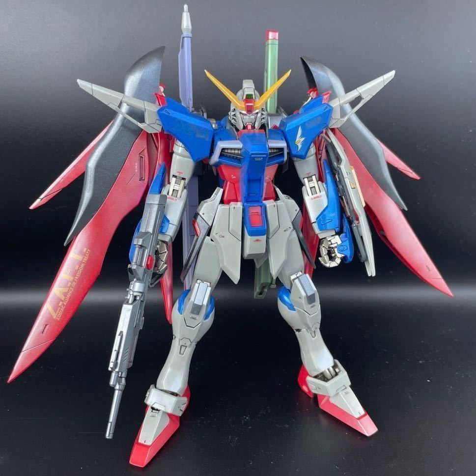 MG 1/100 デスティニーガンダム 塗装済完成品 機動戦士ガンダム SEED DESTINY_画像1