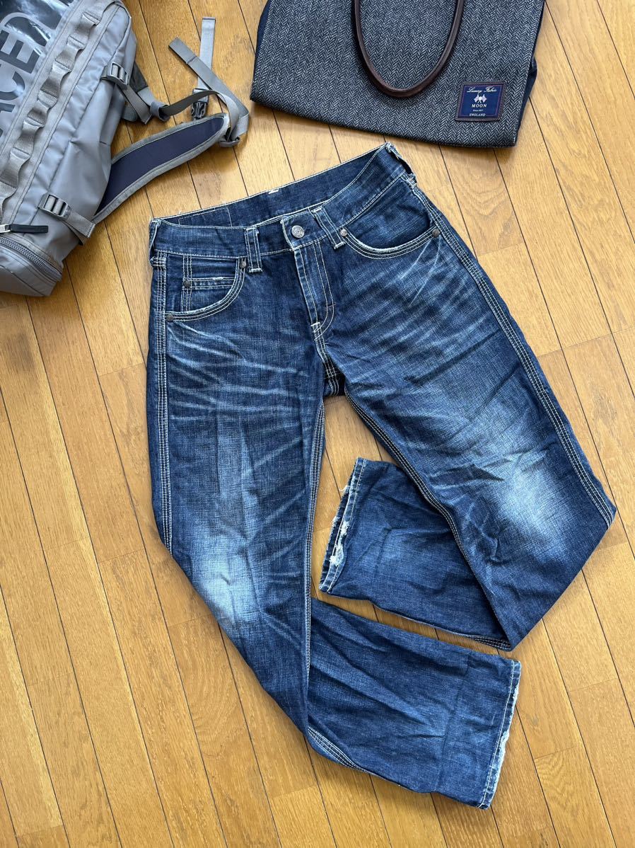 超美品 Levi's リーバイス 503 LEVI'S ルーズストレート NE Classic デニム 綺麗めジーンズ sizeW30 胴囲84cm対応 NE503-0004_画像8