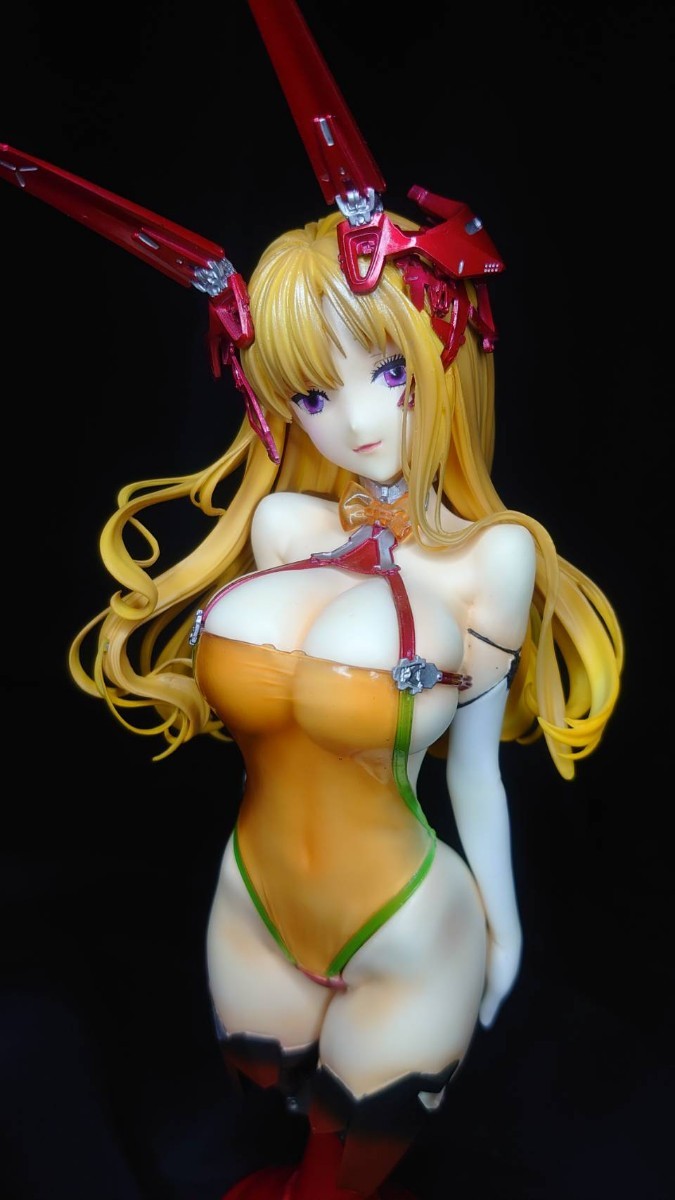 frenchdoll BUNNY (バニーガール) ガレージキットフィギュア 塗装済み完成品 エヴァンゲリオン 式波・アスカ・ラングレー _画像4