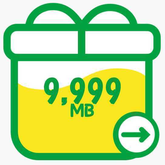 マイネオmineoパケットギフト10GB(9999MB)_画像1