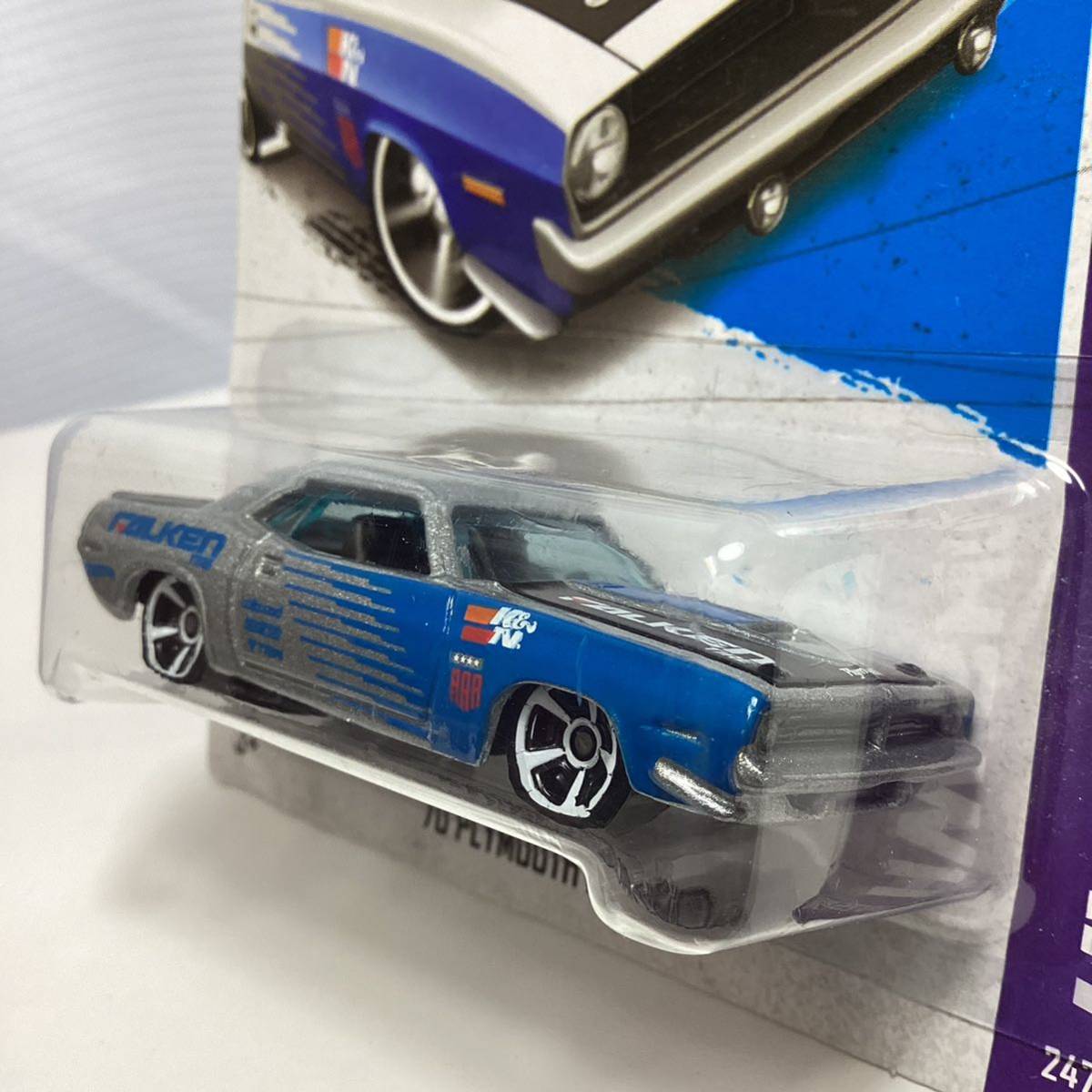 ☆ホットウィール☆ '70 プリマス　AAR クーダ ファルケン　Hot Wheels _画像3