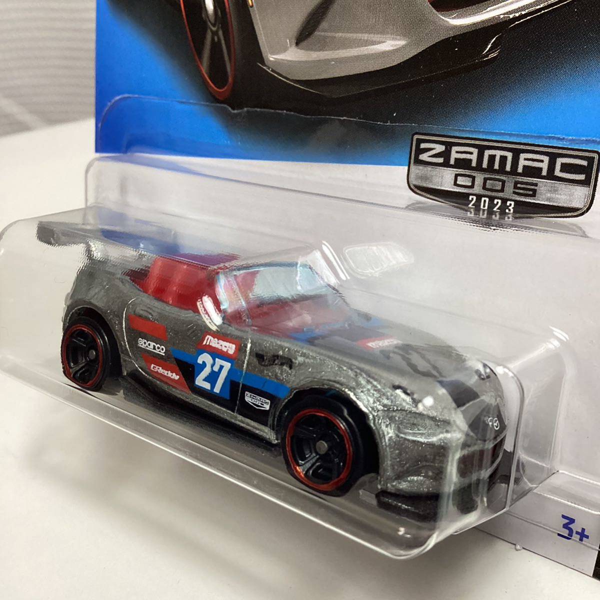 【Walmart限定 ザマック】☆ホットウィール☆ '15 マツダ　MX-5 ミアータ　ZAMAC Hot Wheels_画像3