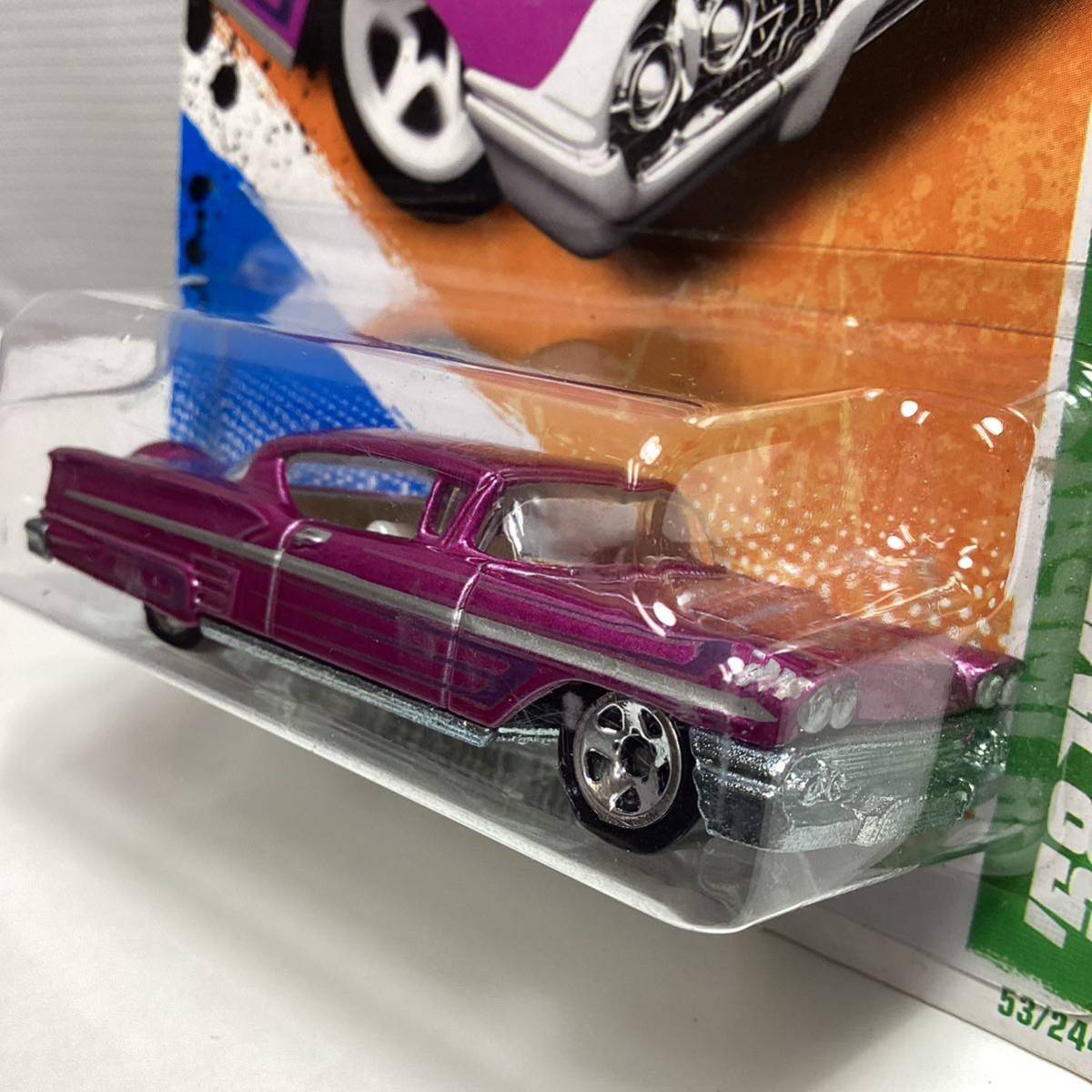 TREASURE HUNT!トレジャーハント！☆ホットウィール☆ '58 シボレー　インパラ Hot Wheels _画像3