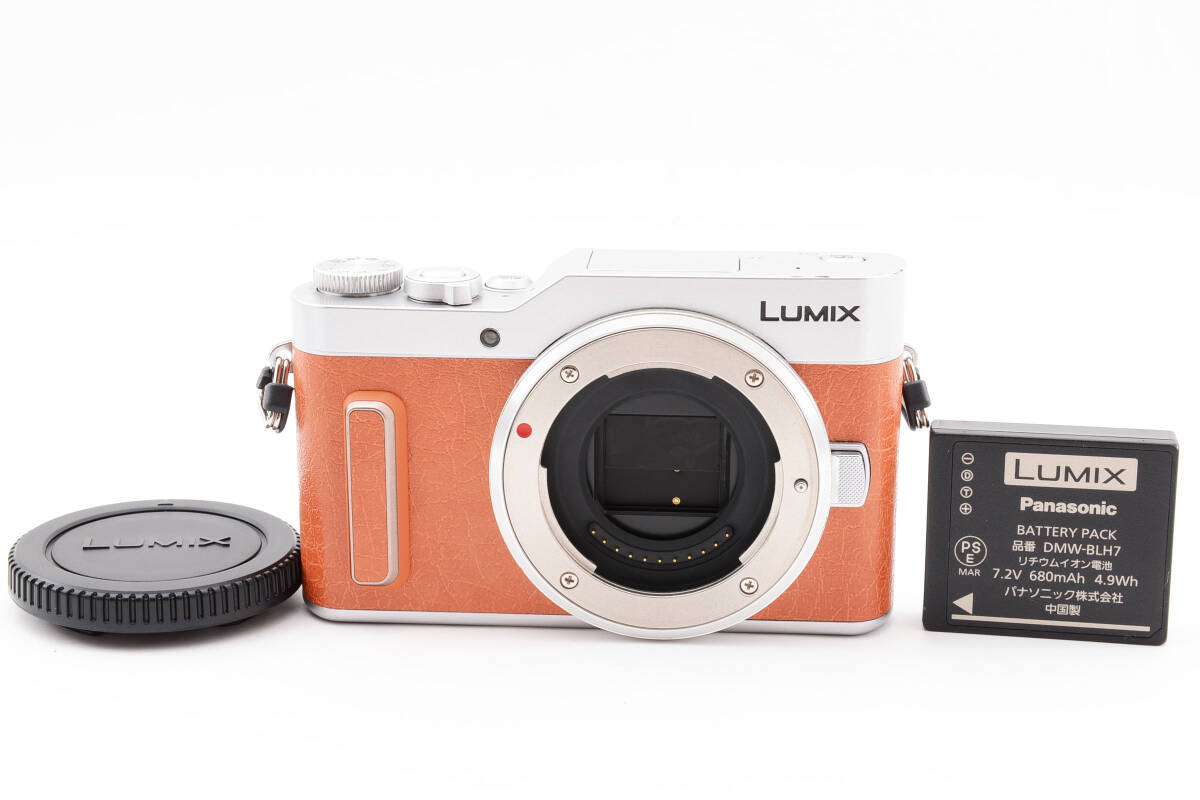 ★美品★パナソニック Panasonic LUMIX DC-GF10 ボディ オレンジ ★ LL2180#1058