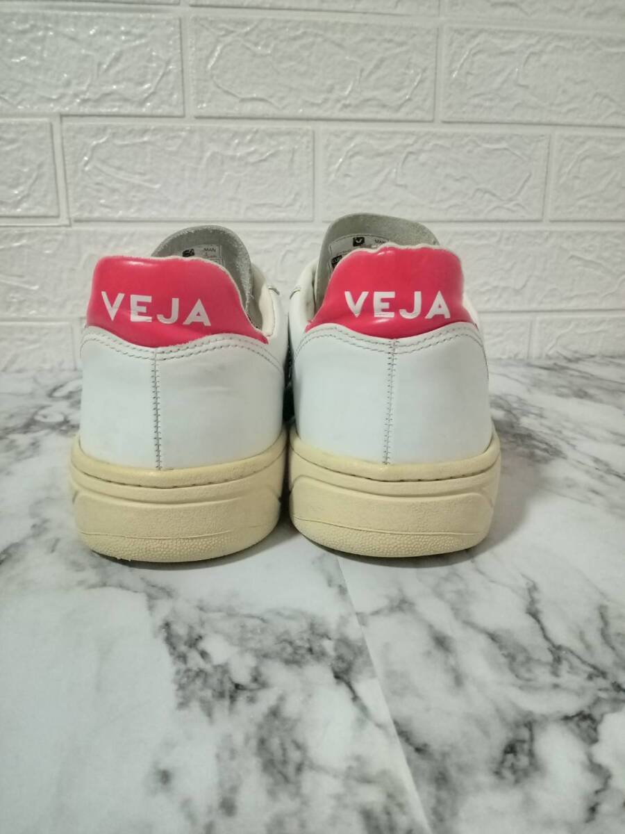 【美品】VEJA ヴィジャ 定価29000円 サイズ27㎝　海外セレブで人気色ホワイト　お洒落セレブ御用達　オーガニック素材_画像5