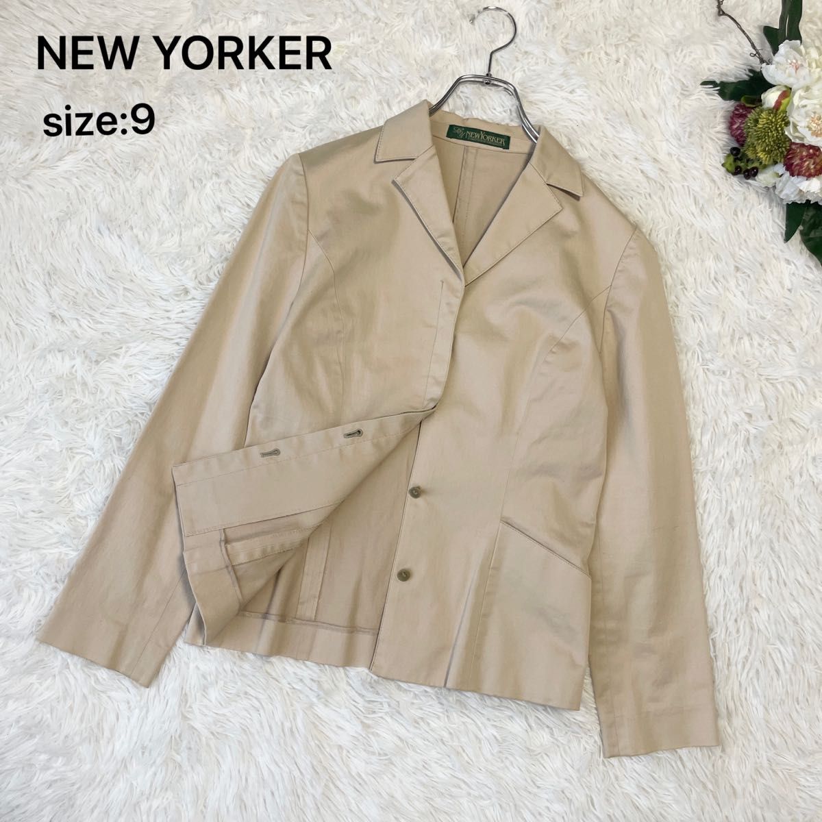 NEW YORKER ニューヨーカーテーラードジャケット スプリングジャケット