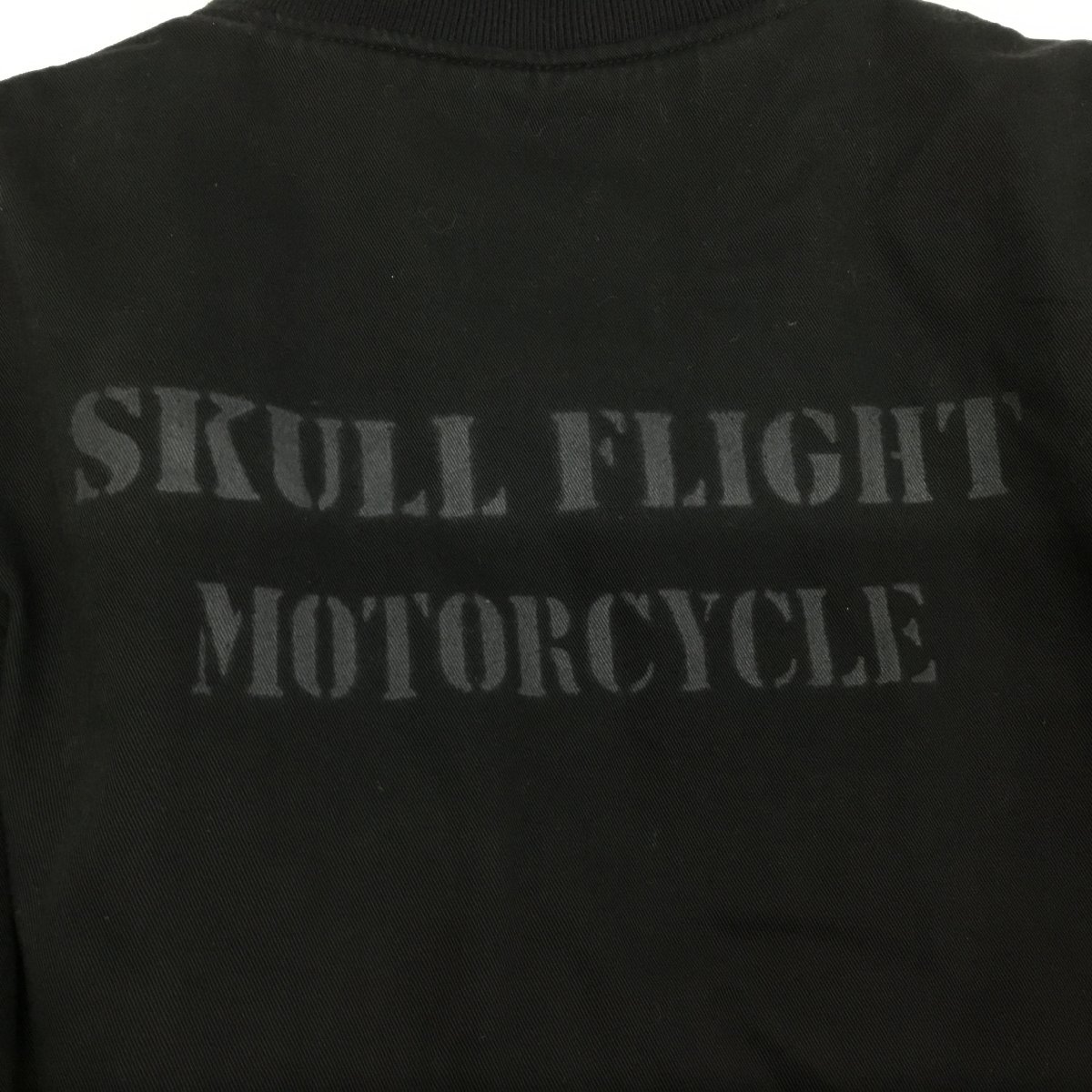 ■SKULL FLIGHT スカルフライト SFMC MOTORCYCLE ジャケット アウター ブルゾン KNOCKIN ON HELLS DOOR スポーツ ドクロ メンズ 40■_画像10