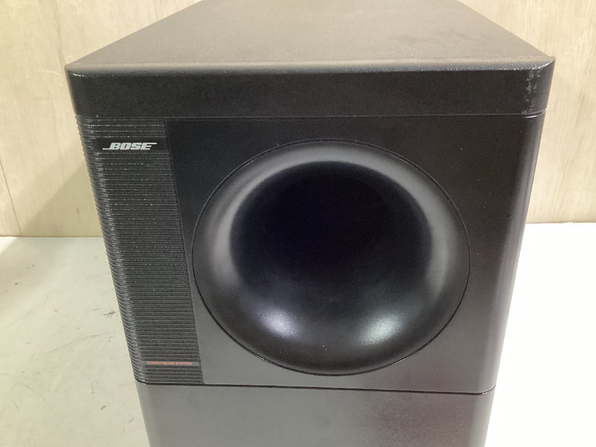 ★BOSE ACOUSTIMASS 5 SERIESⅢ DIRCCT/REFLECTING SPEAKER SYSTEM ベースモジュール スピーカー ブラック ジャンク品1.5kg★_画像6