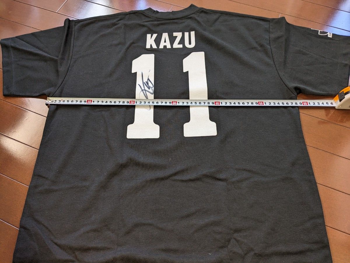 三浦知良 カズ 直筆サイン入り Tシャツ ヴィッセル神戸 横浜FC 三浦知良 カズ 直筆サイン入り Tシャツ ヴィッセル神戸 横浜FC