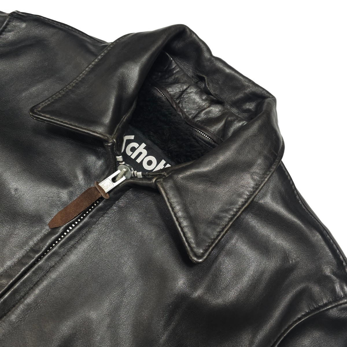 廃盤希少USA製SCHOTTショット レザー本革シングルライダース 廃盤希少USA製SCHOTTショット レザー本革シングルライダース