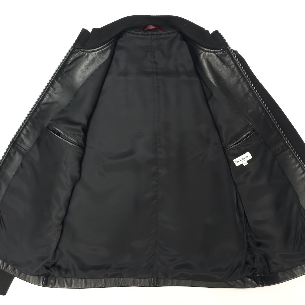 PAUL SMITH ポールスミス 牛革 シングルライダース レザー PAUL SMITH ポールスミス 牛革 シングルライダース レザー