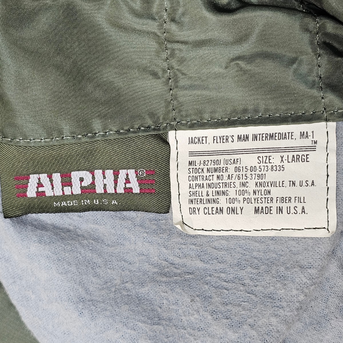 USA製ALPHAアルファ ヴィンテージMA-1フライトジャケットIDEAL USA製ALPHAアルファ ヴィンテージMA-1フライトジャケットIDEAL