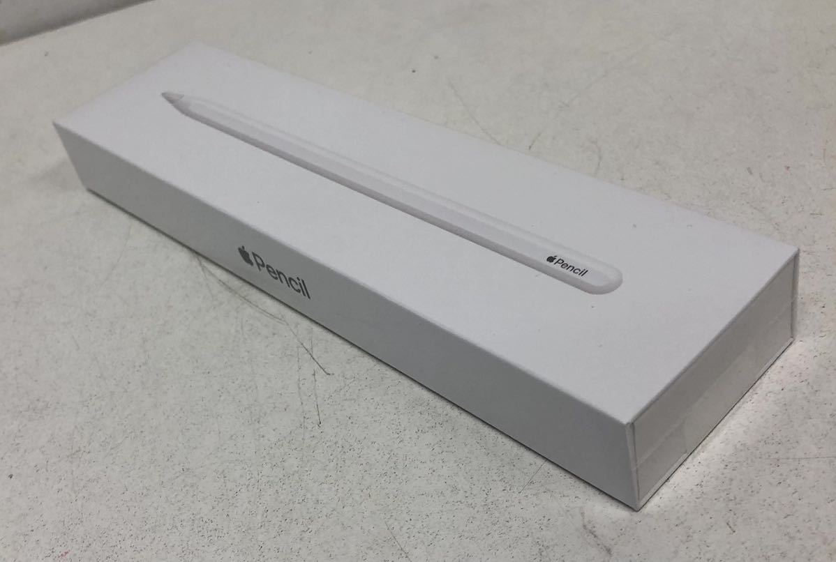 △ 未開封 Apple アップル Apple Pencil アップルペンシル MU8F2J/A Model A2051 第2世代 タブレット周辺機器 タッチペン ホワイト S75-4_画像2