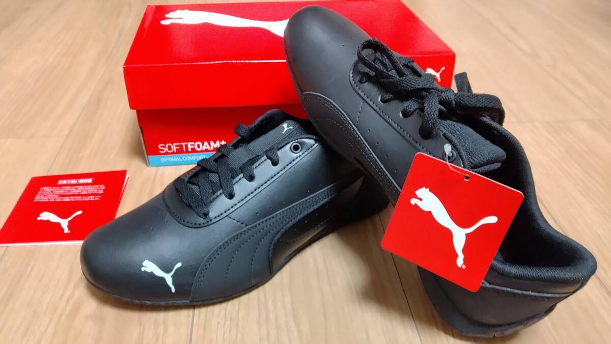 新品未使用 プーマ puma ネオキャット スニーカー 25.5cm タグ付き 黒_画像1