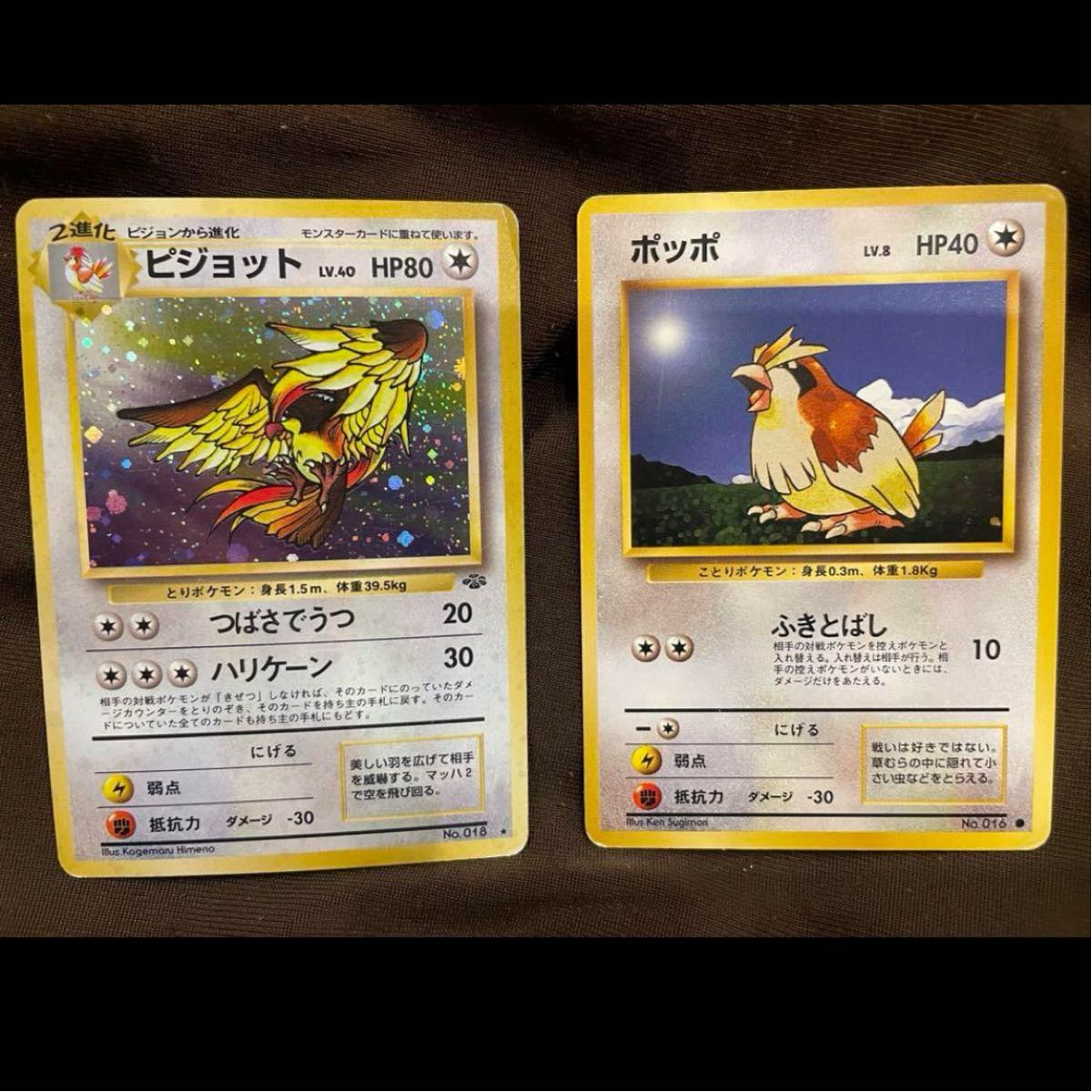 ポケモンカード ピジョット 旧裏 キラ ホロ レアカード ポケカ ポケモンカード ピジョット 旧裏 キラ ホロ レアカード ポケカ