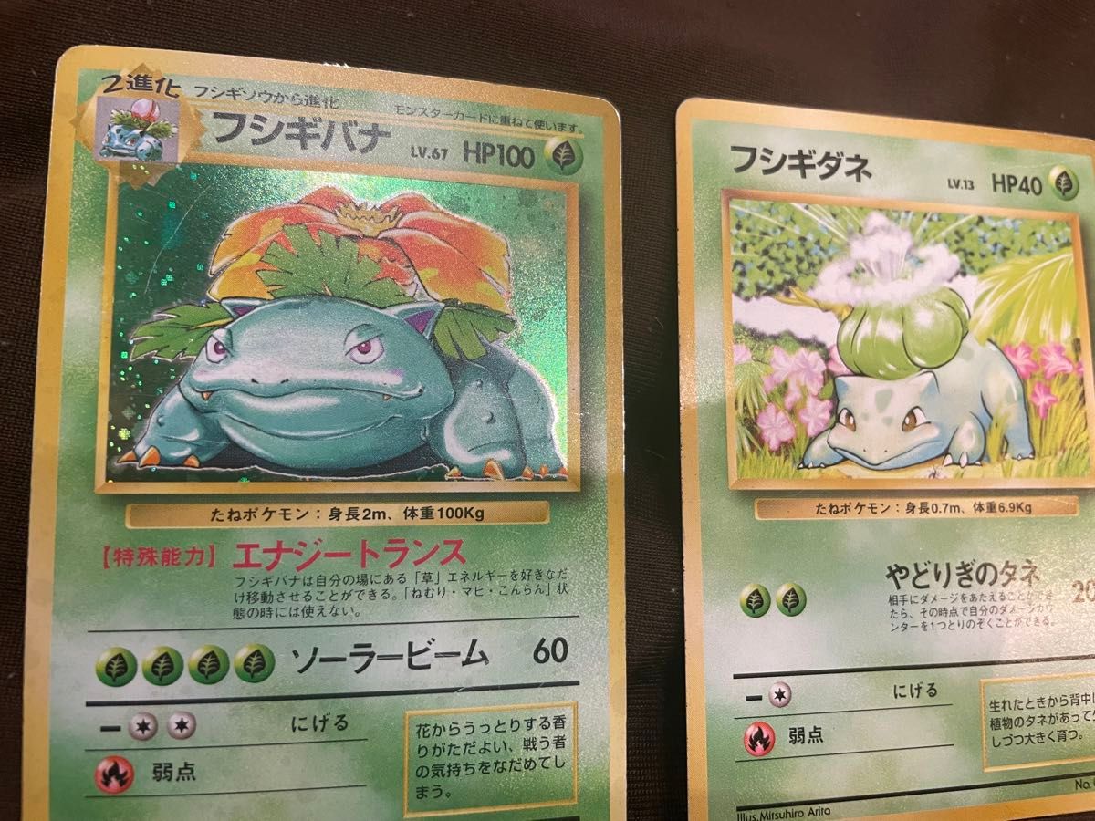レア大玉ホロ ポケモンカード フシギバナ 旧裏 キラ ホロ レア レア大玉ホロ ポケモンカード フシギバナ 旧裏 キラ ホロ レア