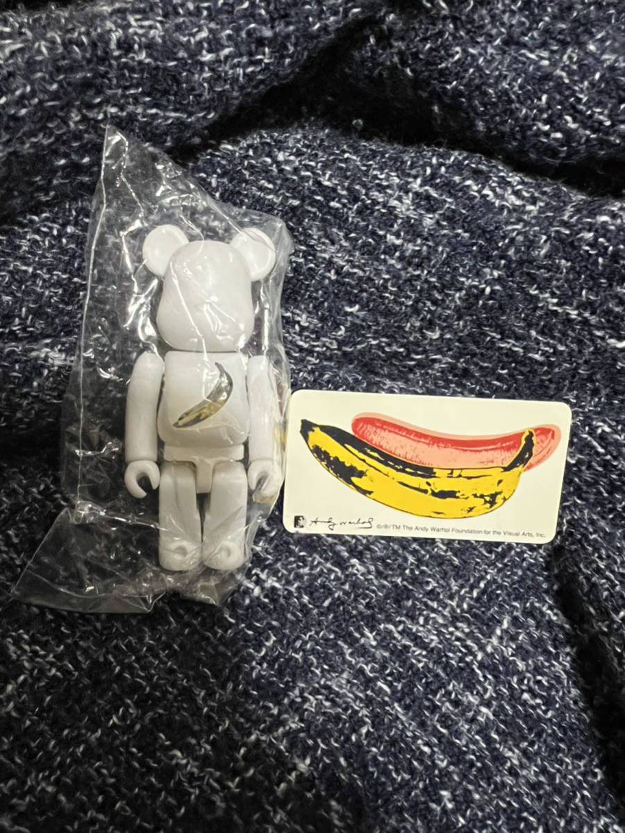 ベアブリック　シリーズ23 アンディー　ウォーホル　バナナ　フィギュア　内袋未開封品　カード付き　PATTERN パターンAndy Warhol