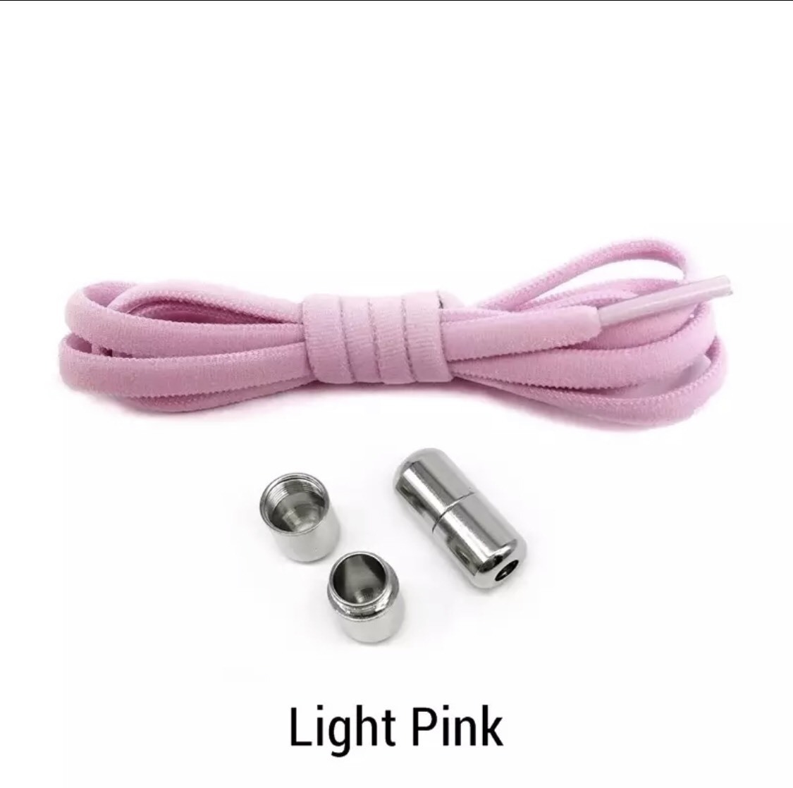 Shoelaces розовая серебряная капсула металлическая разгибание разгибание на открытом воздухе спортивные женские женские туфли Himo Fashionable ☆