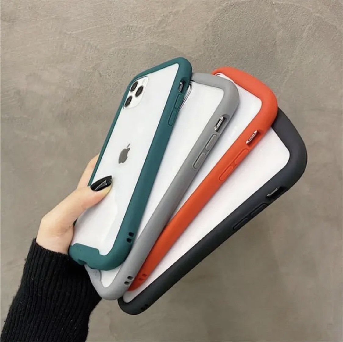 iPhone　ケース　韓国　　グリーン　iPhone11　かわいい　キズ防止　おしゃれ　おすすめ☆_画像3