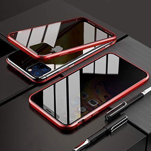 新品未使用 iphone11 ケース 両面レッド ガラスケース_画像1