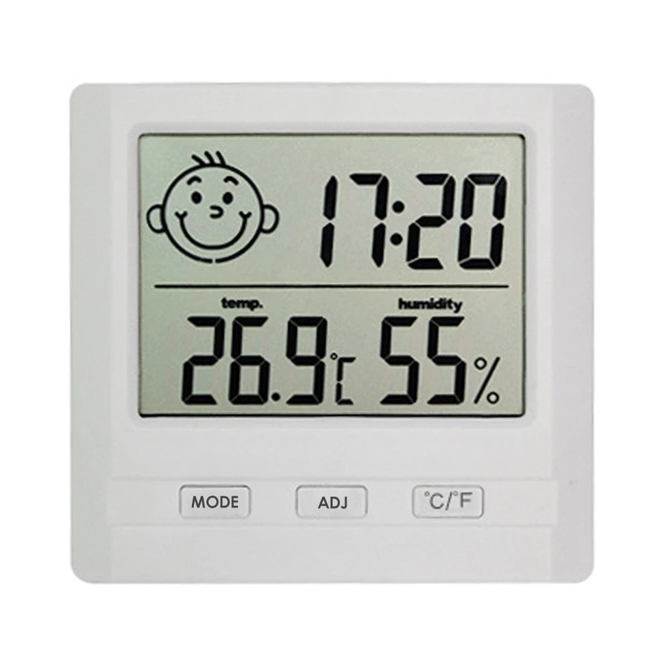 デジタル時計 置き時計 温湿計 健康管理 温度計 湿度計 壁掛け 2WAY 室温 温湿度計 デジタル置時計 卓上 コンパクト 軽量☆の画像6