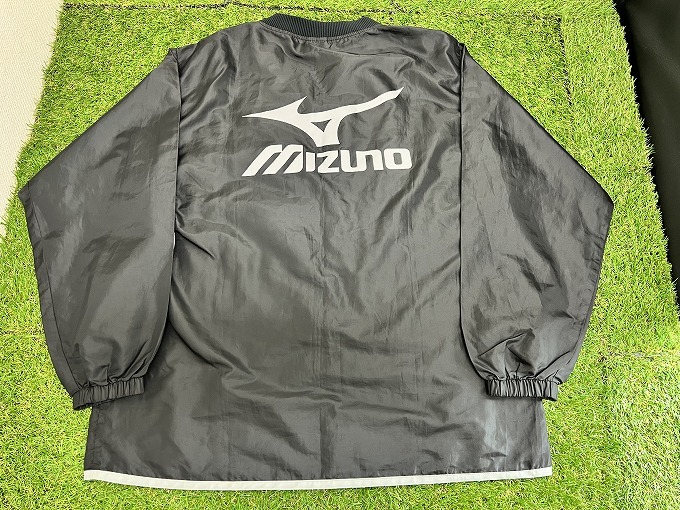 【020304】Mizuno ミズノ トレーニングジャケット 練習着 ブラック 薄手 Lサイズ 長袖【40127S10】_画像5