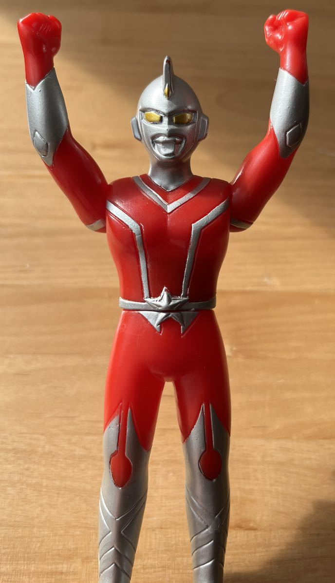 ◇ウルトラマン USA スコット 中古 ソフビ フィギュア 1992 バンダイ ウルトラヒーロー レトロ 人形_画像3