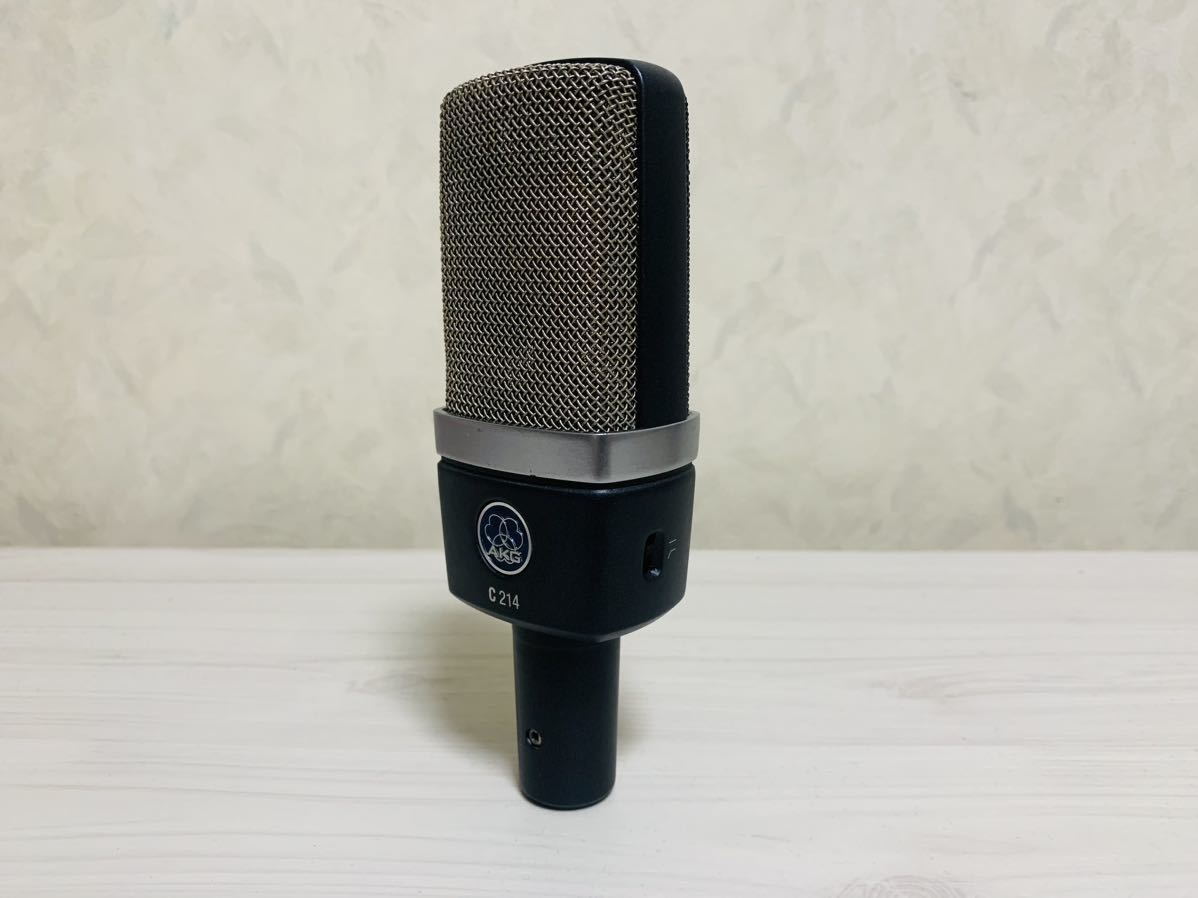 音出しOK! AKG C214 コンデンサーマイク アーカーゲー 音響機材　Austria製_画像2