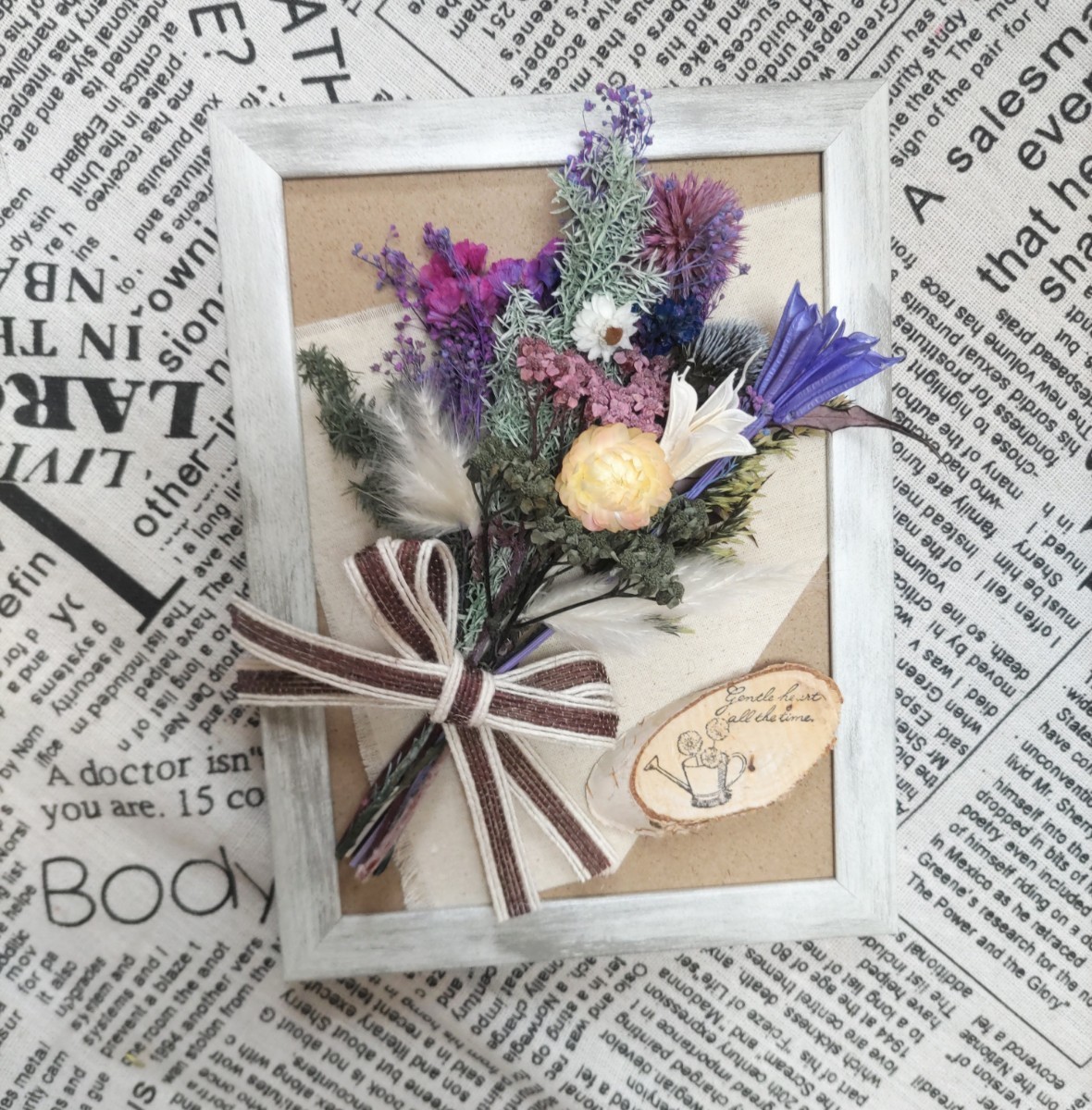 **Hydrangea** preserved flower objet d'art photo frame Mother's Day present bouquet present birth festival gift bouquet 