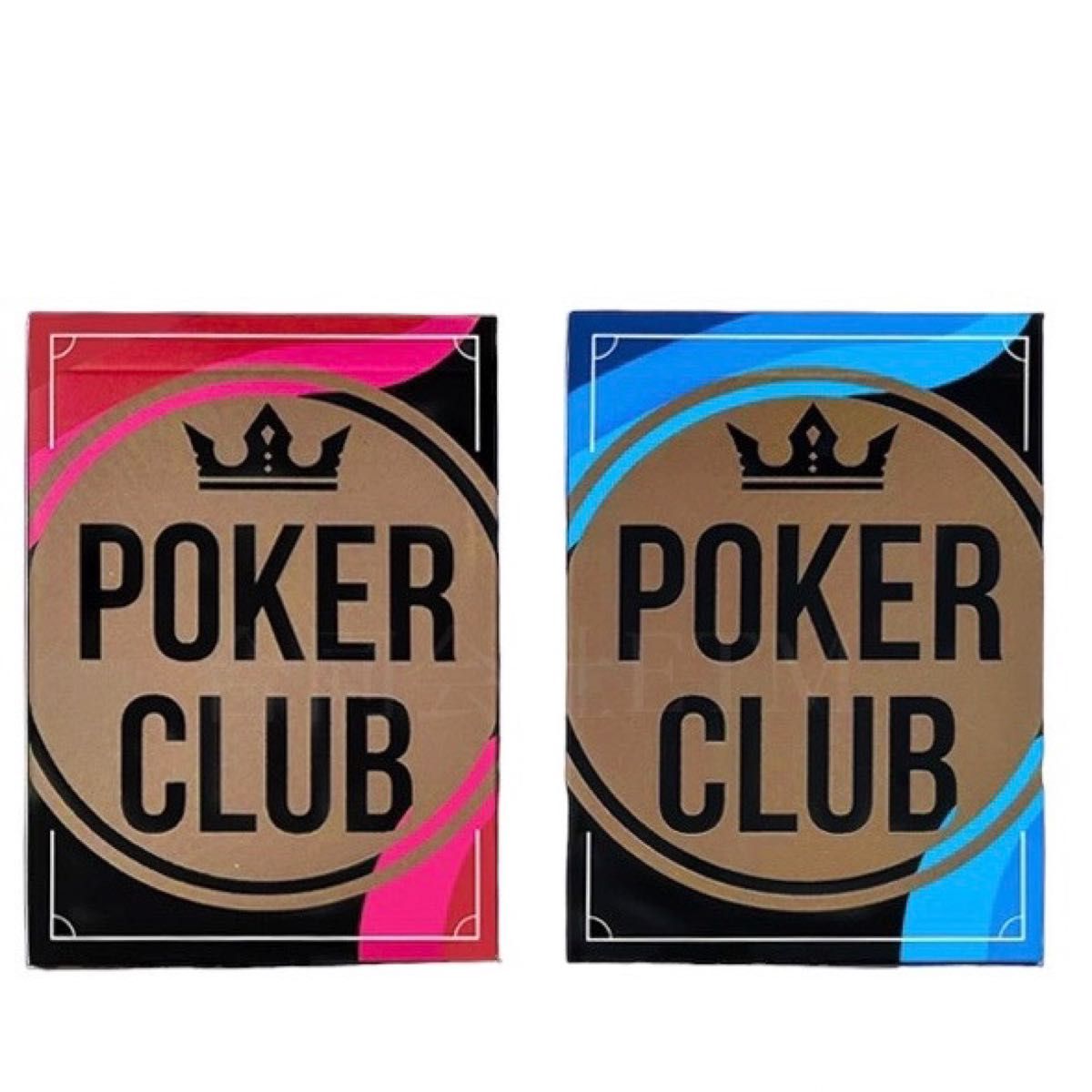 POKER CLUB 赤・青 ポーカー用プラスチックトランプ