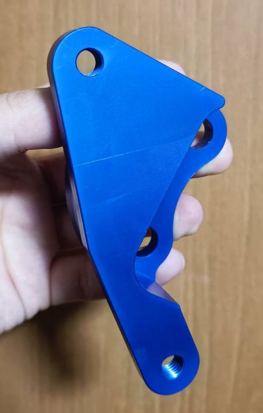 グロム●40mm キャリパーサポート 青● MSX125 XR100 エイプ100 NSR NSF ブレンボ BREMBO フランドー Frando キタコ 武川