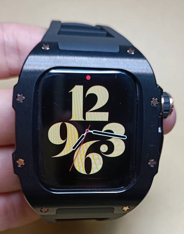 RST-2 黒色●44mm 45mm●apple watch●アップルウォッチ●メタル ステンレス カスタム ケース●golden concept ゴールデンコンセプト_画像5