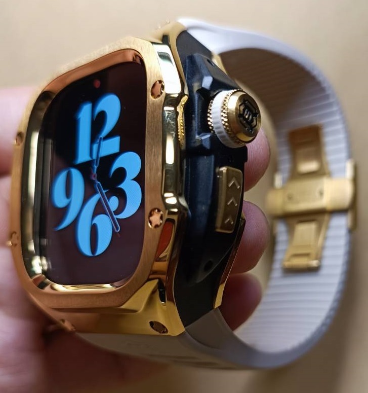 メタル金白 49mm apple watch ultra アップルウォッチウルトラ メタル金白 49mm apple watch ultra アップルウォッチウルトラ