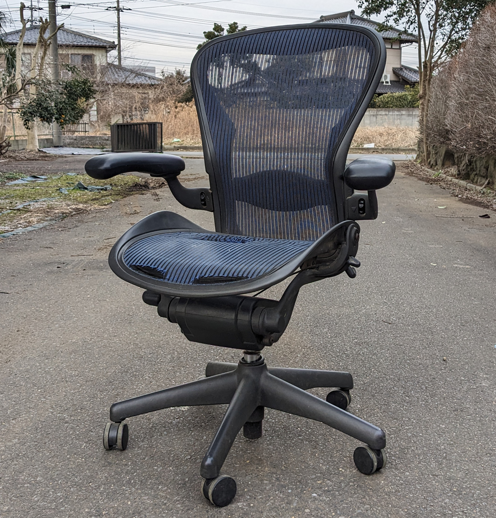 ハーマンミラー アーロンチェア Bサイズ フル装備 Herman Miller Aeron Chair イームズ チェア 椅子 ポスチャーフィット B003