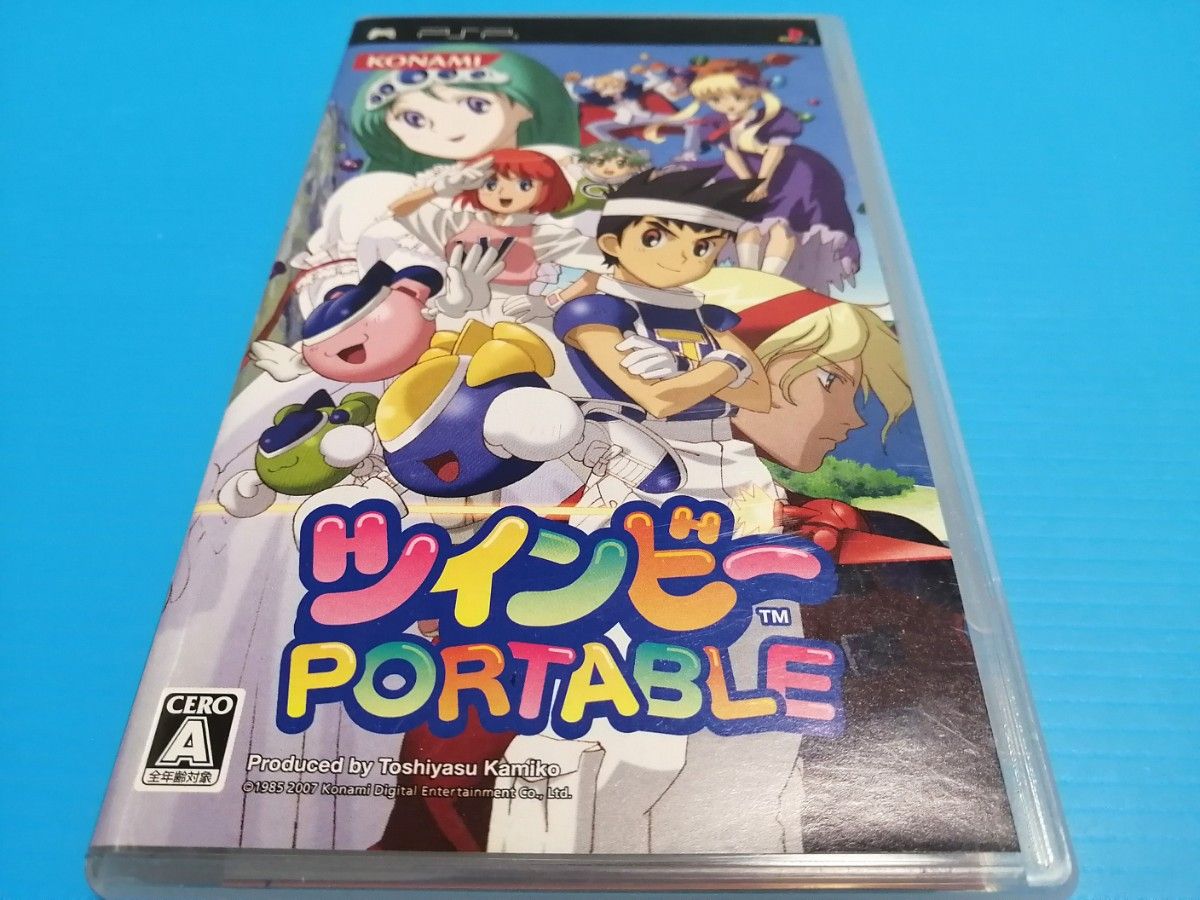 PSP ソフト ツインビーポータブル チラシ有り完品 TwinBee PORTABLE 通常版