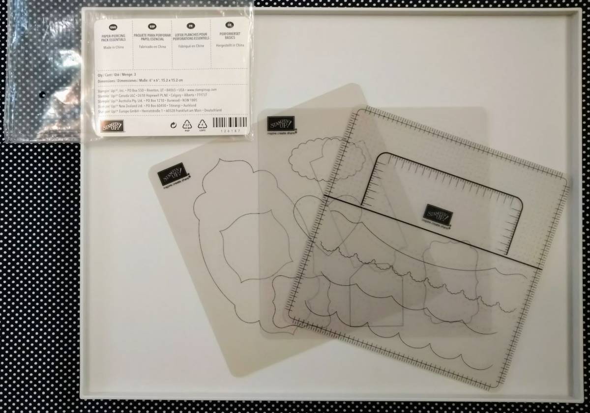 新品☆スタンピンアップ Stampin' Up! ペーパーピアシング 3枚 Paper-Piercing Pack Essentials の画像7