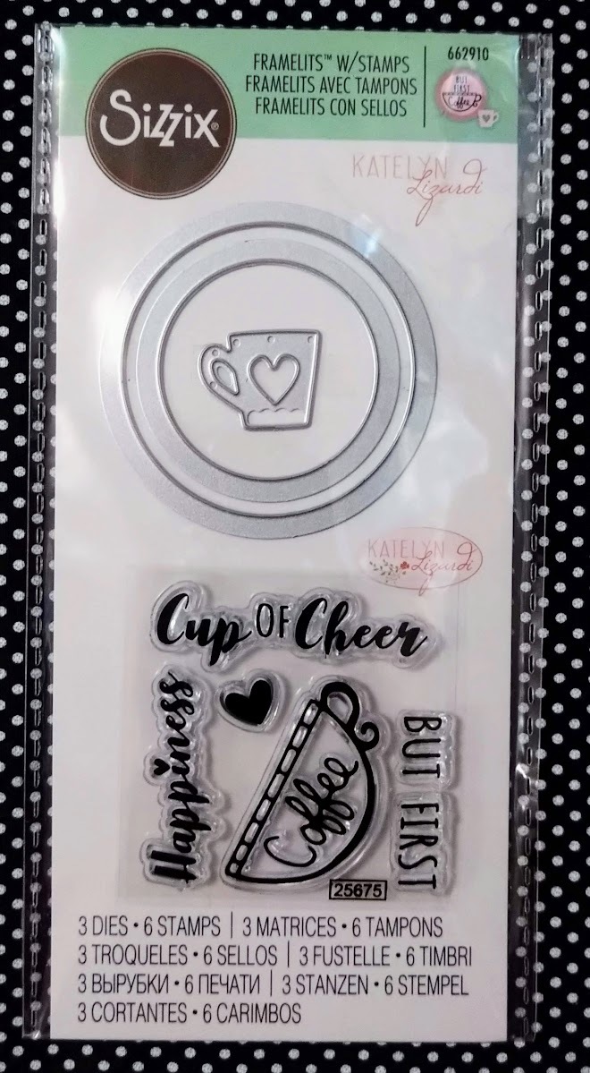  new goods *SIZZIX 662910 coffee mug stamp & large gift card cup Circle 