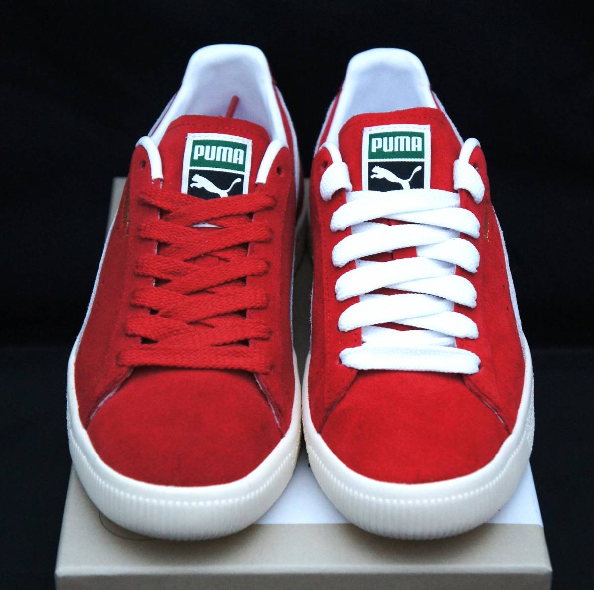 SALE！【新品】US8 26cm PUMA プーマ CLYDE OG クライド OG RED/WHITE 国内正規品_画像3