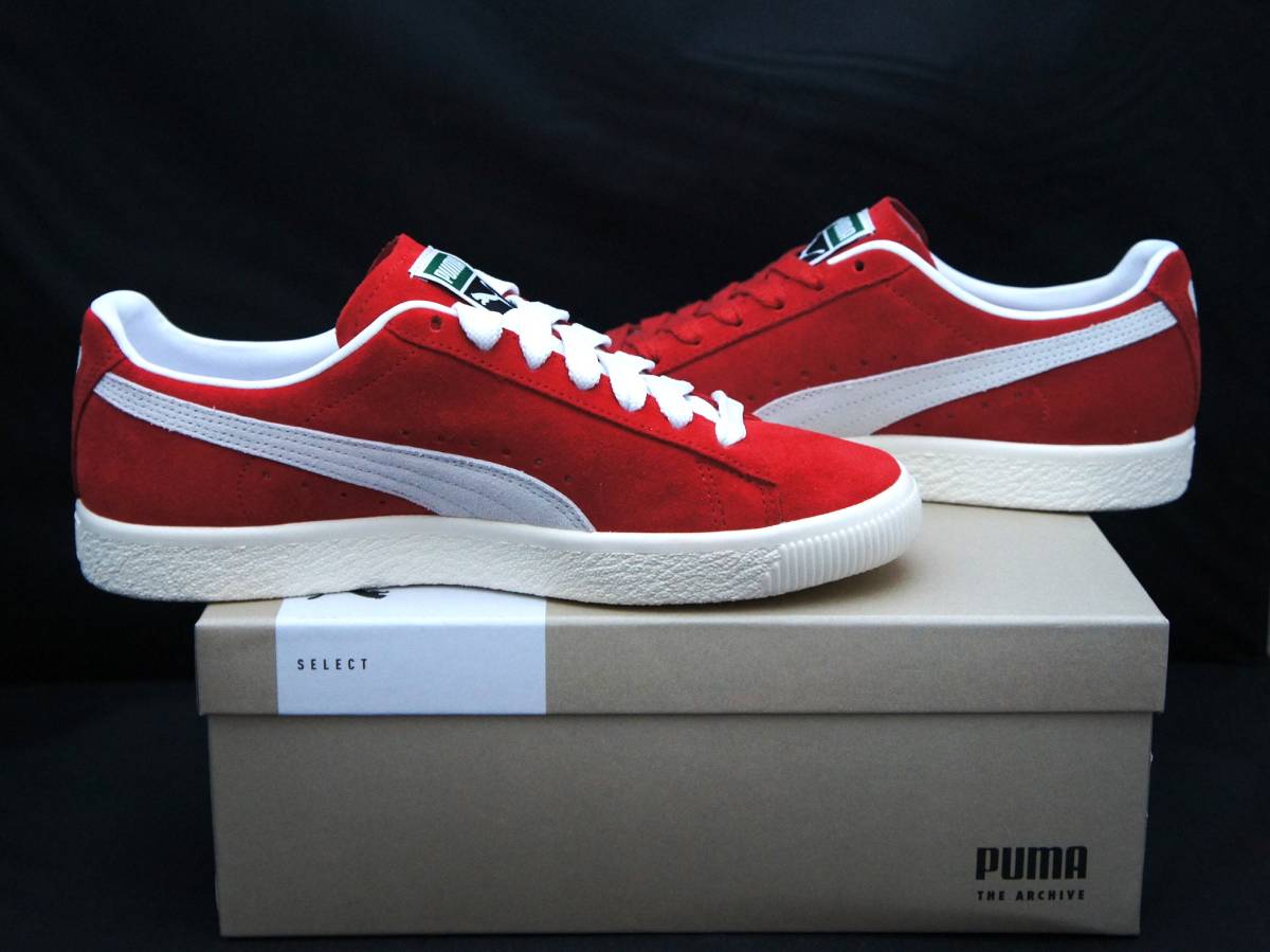 SALE！【新品】US8 26cm PUMA プーマ CLYDE OG クライド OG RED/WHITE 国内正規品_画像5