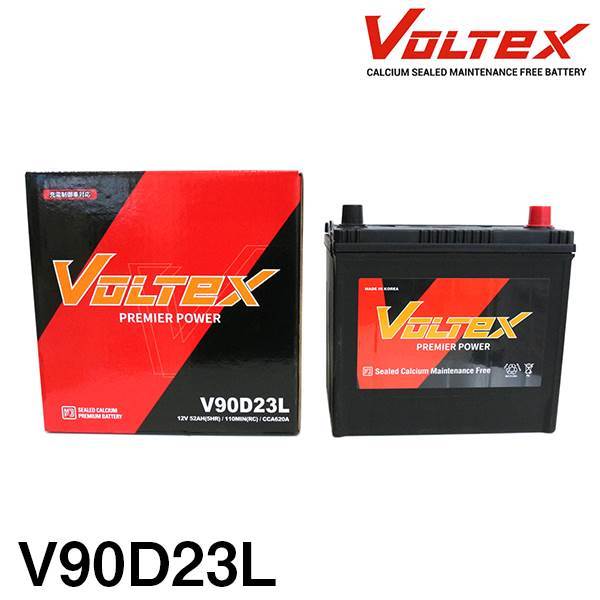 【大型商品】 VOLTEX バッテリー V90D23L トヨタ エスティマ (R50) DBA-ACR50W 交換 補修_画像1