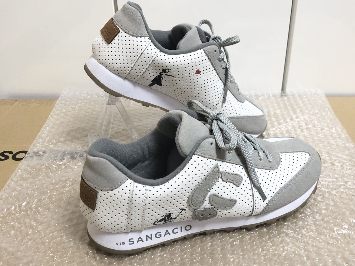 Via SANGACIO にゅーずスニーカー　コラボ　バンクシー 24.5cm_画像5