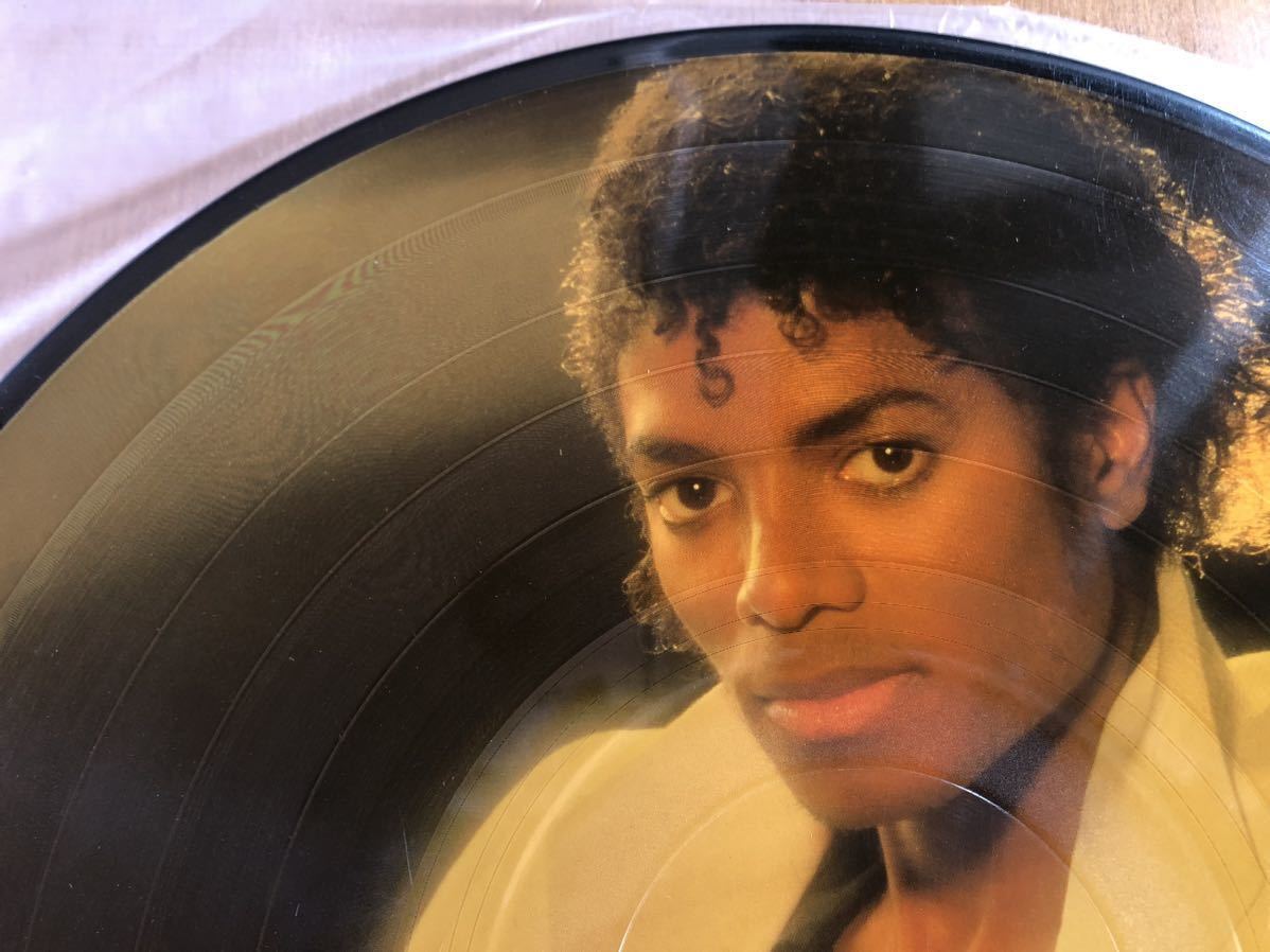 マイケルジャクソン　THRILLER BADピクチャー盤LPサイズレコード2枚_画像6