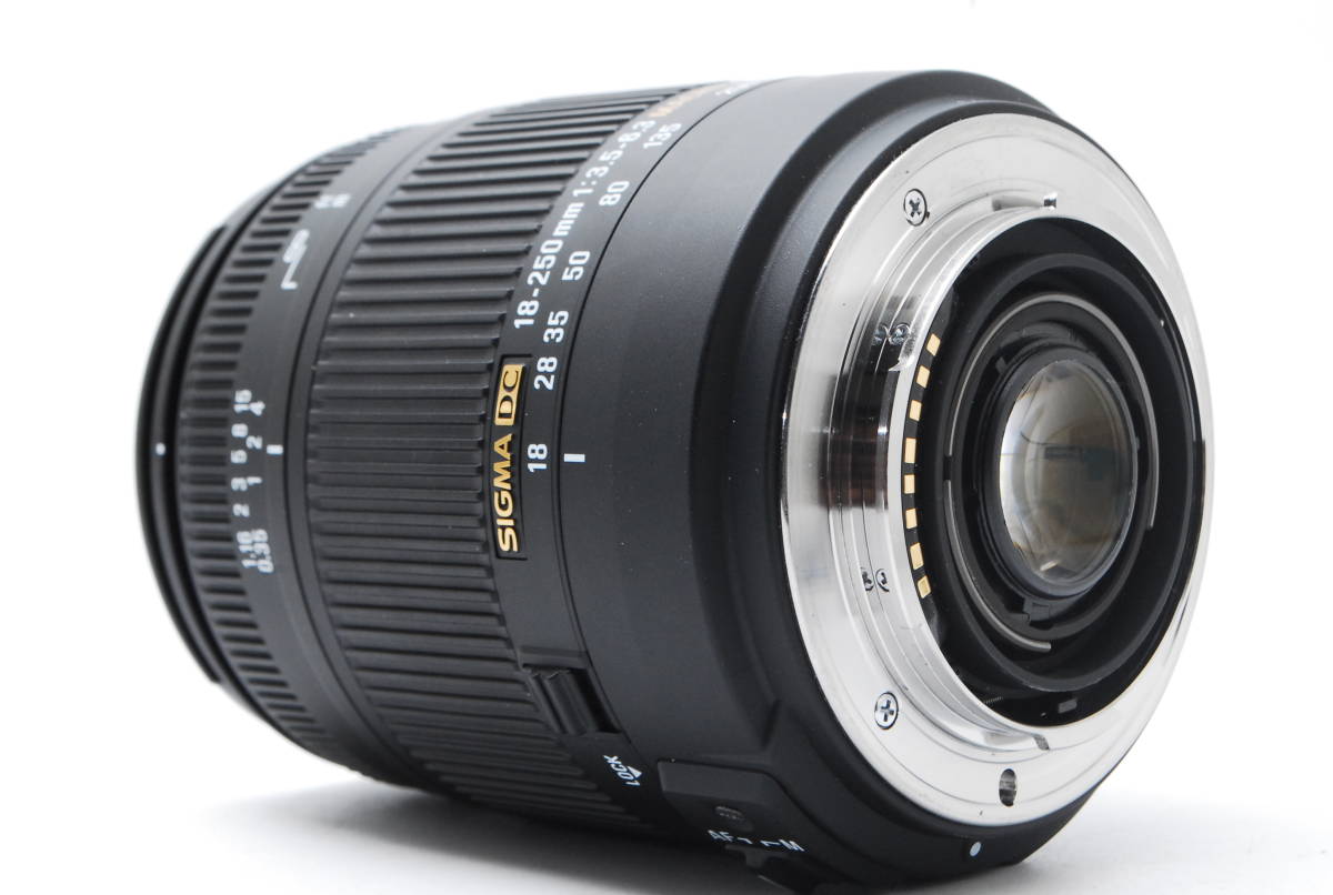 【ほぼ新品】 シグマ SIGMA 18-250mm 3.5-6.3 DC MACRO HSM ソニーA αマウント #0970212001_画像6