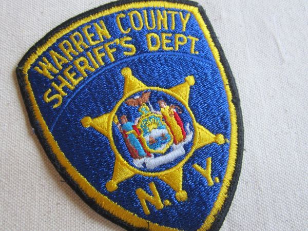 【中古】WARREN COUNTY SHERIFF’S DEPT. ウォーレン郡保安官 ニューヨーク NY セキュリティ 警備 ワッペン/パッチ 警察 国家 480_画像2