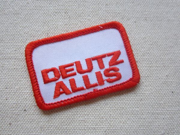 ビンテージ DEUTZ ALLIS トラクター メーカー ワッペン/パッチ 企業 USA 古着 アメカジ トラッカーキャップ ワークシャツ 481_画像1