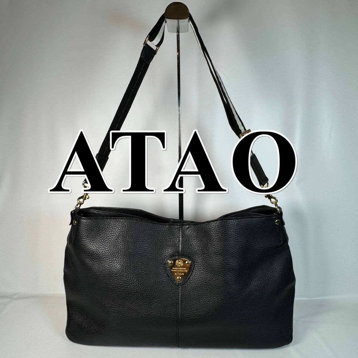 ATAO アタオ レザーバッグ ワンショルダー グリーン a0173-